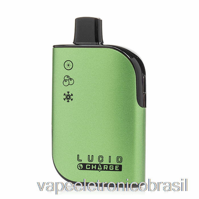 Vape Eletrônico Lucid Charge 7000 Descartável Kiwi Berry Ice